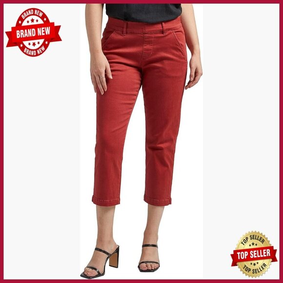 Pants - Mid Rise Pull-On Capri Pants, Cotton Blend, 24" Inseam, 4 Pockets